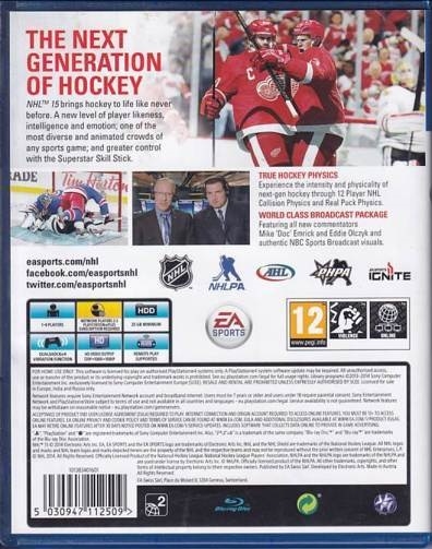 NHL 15 - PS4 (B Grade) (Genbrug)